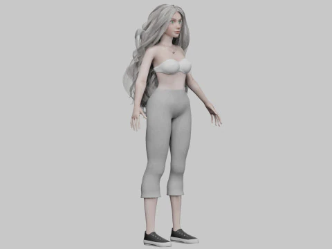 Classic Basic Woman V34941 3D Model