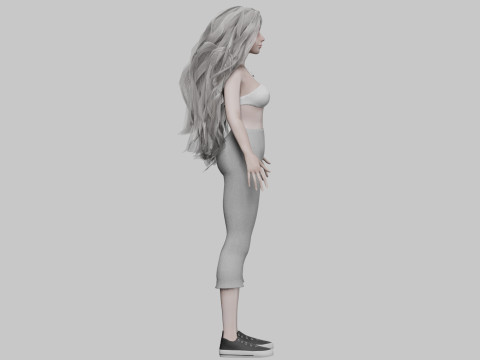 Classic Basic Woman V34941 3D Model