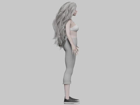 Classic Basic Woman V34941 3D Model
