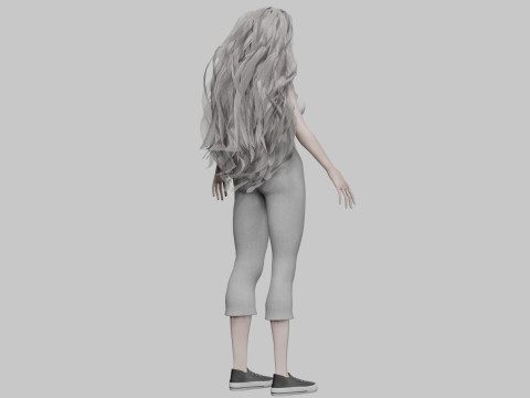 Classic Basic Woman V34941 3D Model