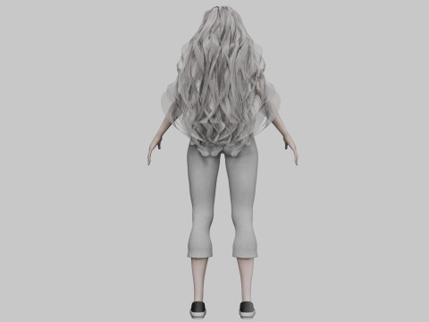 Classic Basic Woman V34941 3D Model