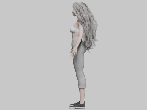 Classic Basic Woman V34941 3D Model