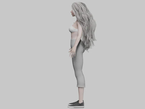 Classic Basic Woman V34941 3D Model