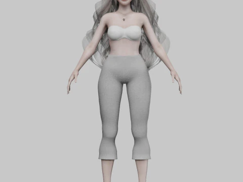 Classic Basic Woman V34941 3D Model