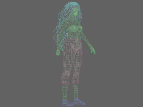 Classic Basic Woman V34941 3D Model