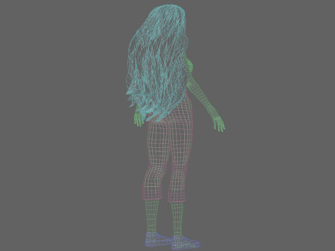 Classic Basic Woman V34941 3D Model
