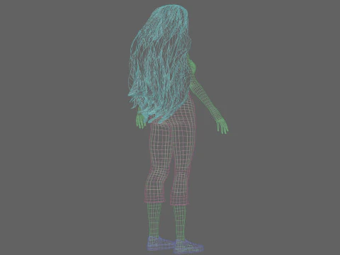 Classic Basic Woman V34941 3D Model
