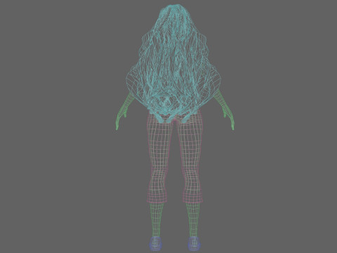 Classic Basic Woman V34941 3D Model