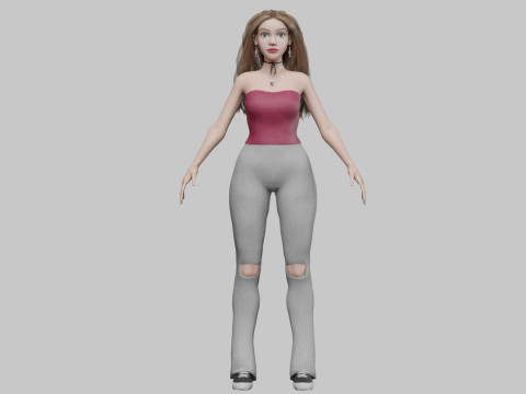 Classic Pretty Woman V31060 Modèle 3D