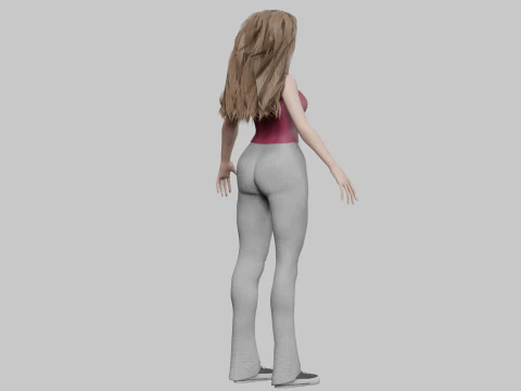 Classic Pretty Woman V31060 3D Model