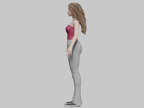 Classic Pretty Woman V31060 3D Model