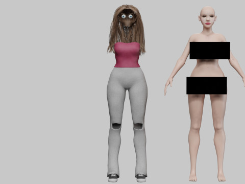 Classic Pretty Woman V31060 Modèle 3D
