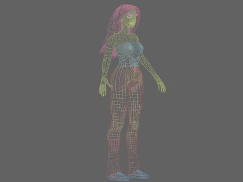 Classic Pretty Woman V31060 3D Model