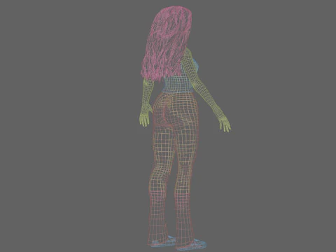Classic Pretty Woman V31060 3D Model