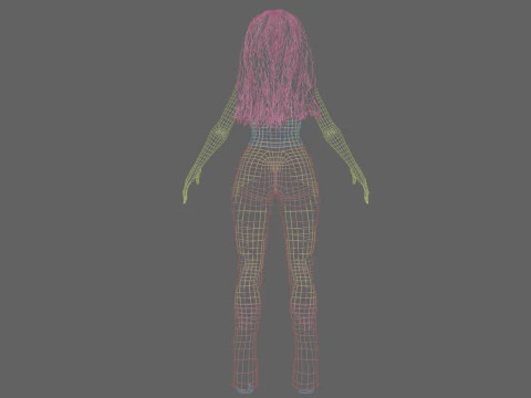 Classic Pretty Woman V31060 3D Model