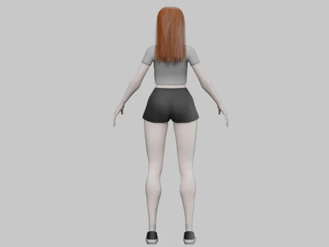 Cool Pretty Woman V31364 3D Model