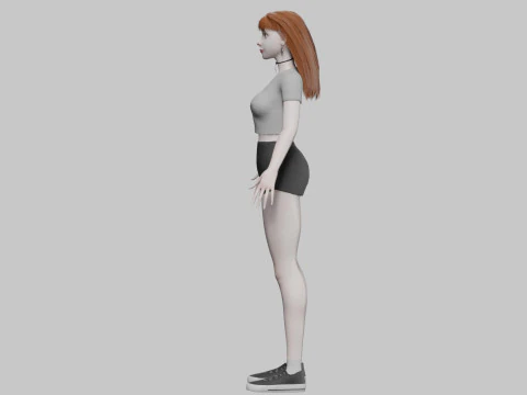 Cool Pretty Woman V31364 3D Model