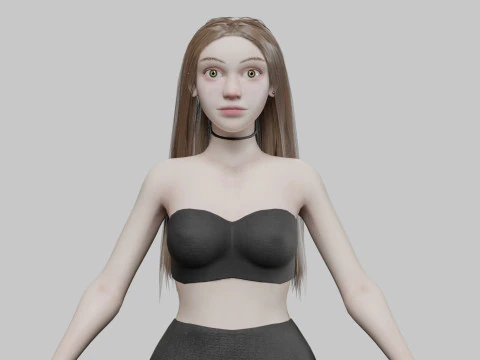 Carina Bella donna V29923 Modello 3D