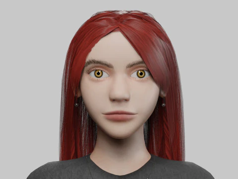 Pretty classic woman V36922 3D Model