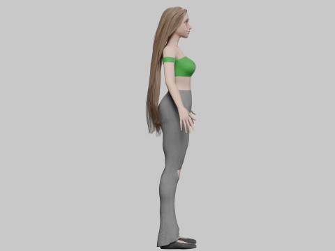 Pretty Standard Woman V28811 3D Model