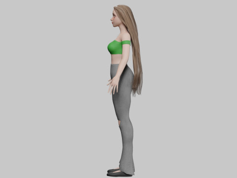 Pretty Standard Woman V28811 3D Model