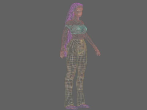 Pretty Standard Woman V28811 3D Model