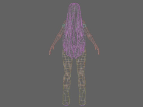 Pretty Standard Woman V28811 3D Model
