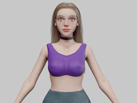 Standard Pretty woman V33041 3D Model