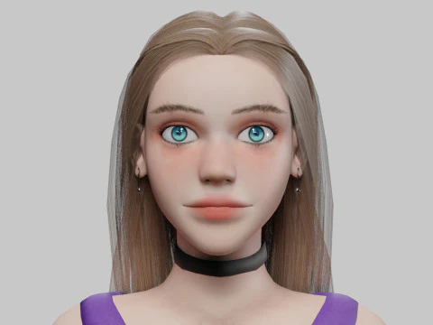 Standard Pretty woman V33041 3D Model