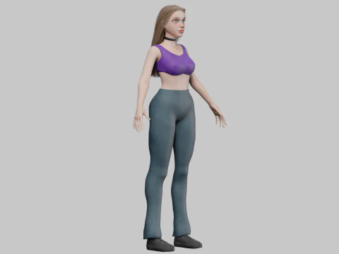 Standard Pretty woman V33041 3D Model
