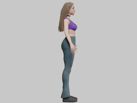 Standard Pretty woman V33041 3D Модель