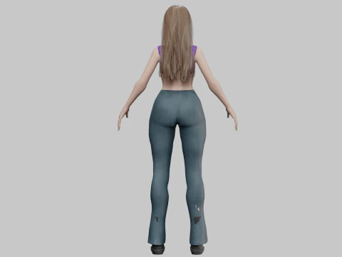 Standard Pretty woman V33041 3D Model