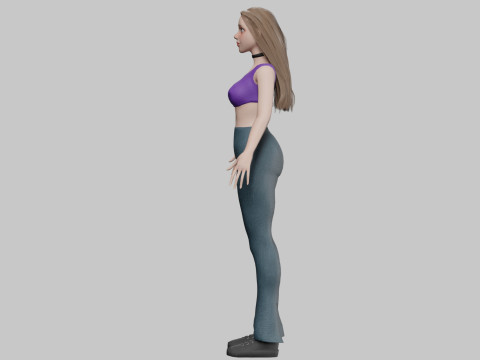 Standard Pretty woman V33041 3D Модель