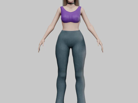 Standard Pretty woman V33041 3D Model