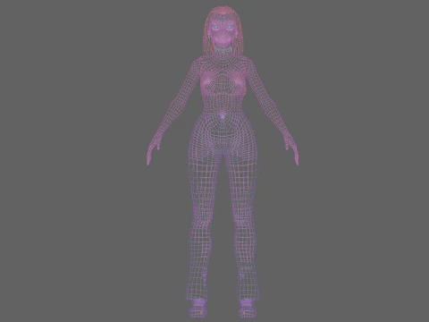 Standard Pretty woman V33041 3D Model