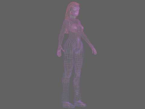 Standard Pretty woman V33041 3D Model