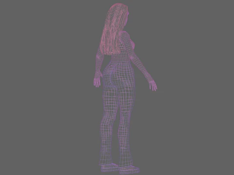 Standard Pretty woman V33041 3D Model