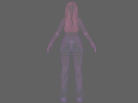 Standard Pretty woman V33041 3D Model