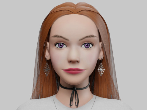 Stylized Pretty Woman V36292 3D Model