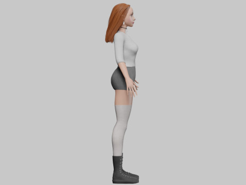 Stylized Pretty Woman V36292 3D Model