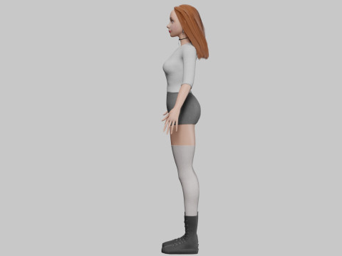 Stylized Pretty Woman V36292 3D Model