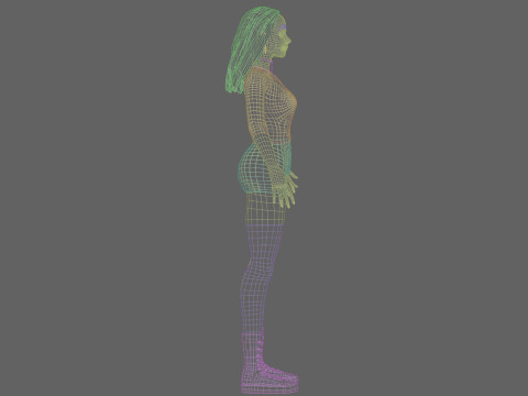 Stylized Pretty Woman V36292 3D Model