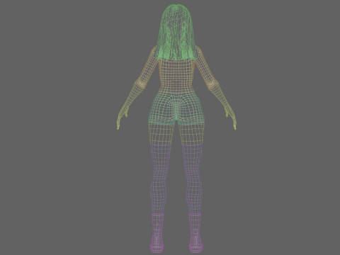 Stylized Pretty Woman V36292 3D Model
