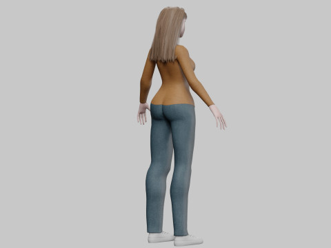 Sweet cute Woman V30526 Modelo 3D