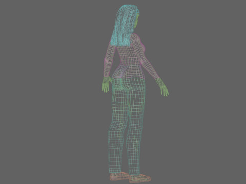 Sweet cute Woman V30526 Modelo 3D