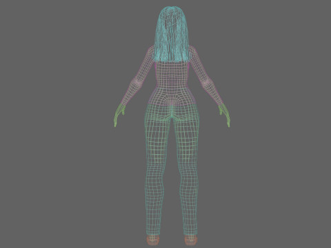 Sweet cute Woman V30526 Modelo 3D