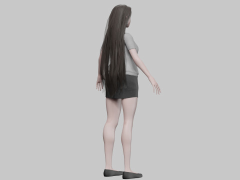 Sweet Pretty Woman V31516 3D Model