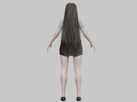 Sweet Pretty Woman V31516 3D Model