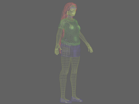 Sweet Pretty Woman V31516 3D Model