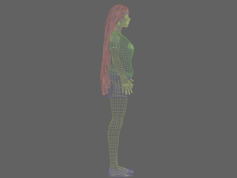 Sweet Pretty Woman V31516 3D Model